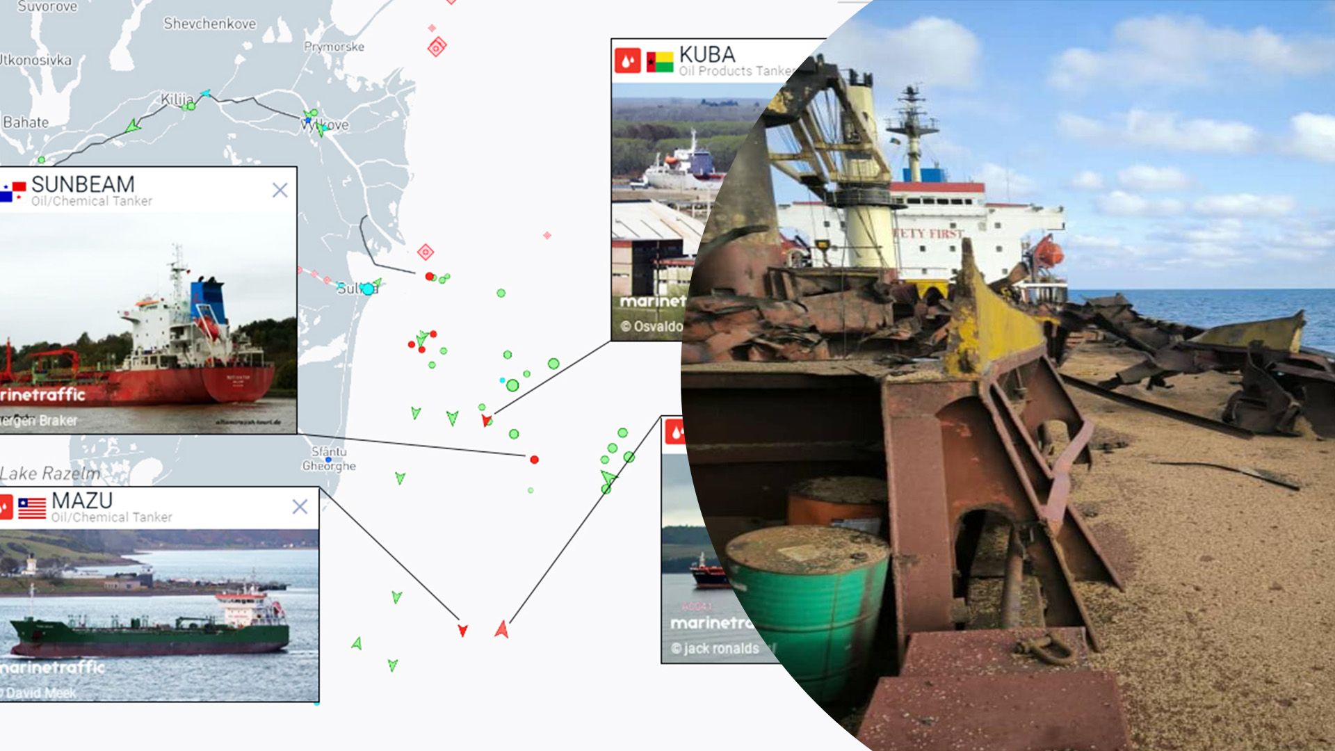 В шаге от экологической катастрофы от удара России Х-22: вместо судна с пшеницей мог быть танкер - 24 Канал