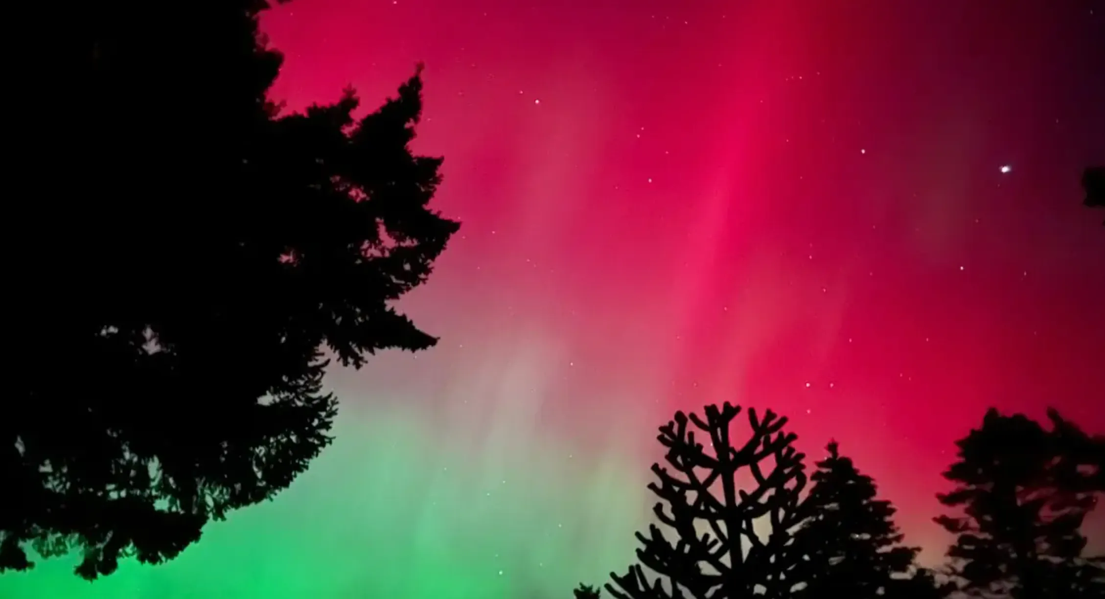 Полярне сяйво було видно у Канаді Полярне сяйво було видно у Канаді