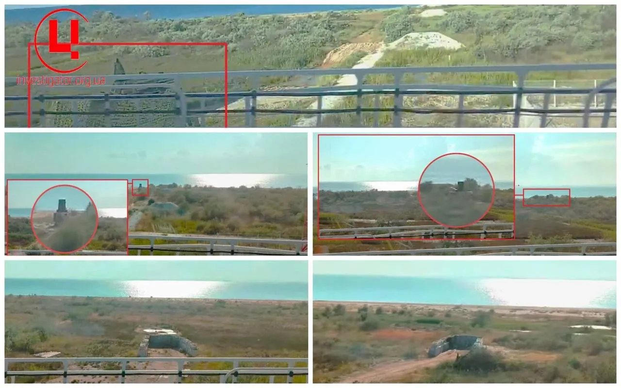 Позиции для ПВО возле Крымского моста Позиции для ПВО возле Крымского моста