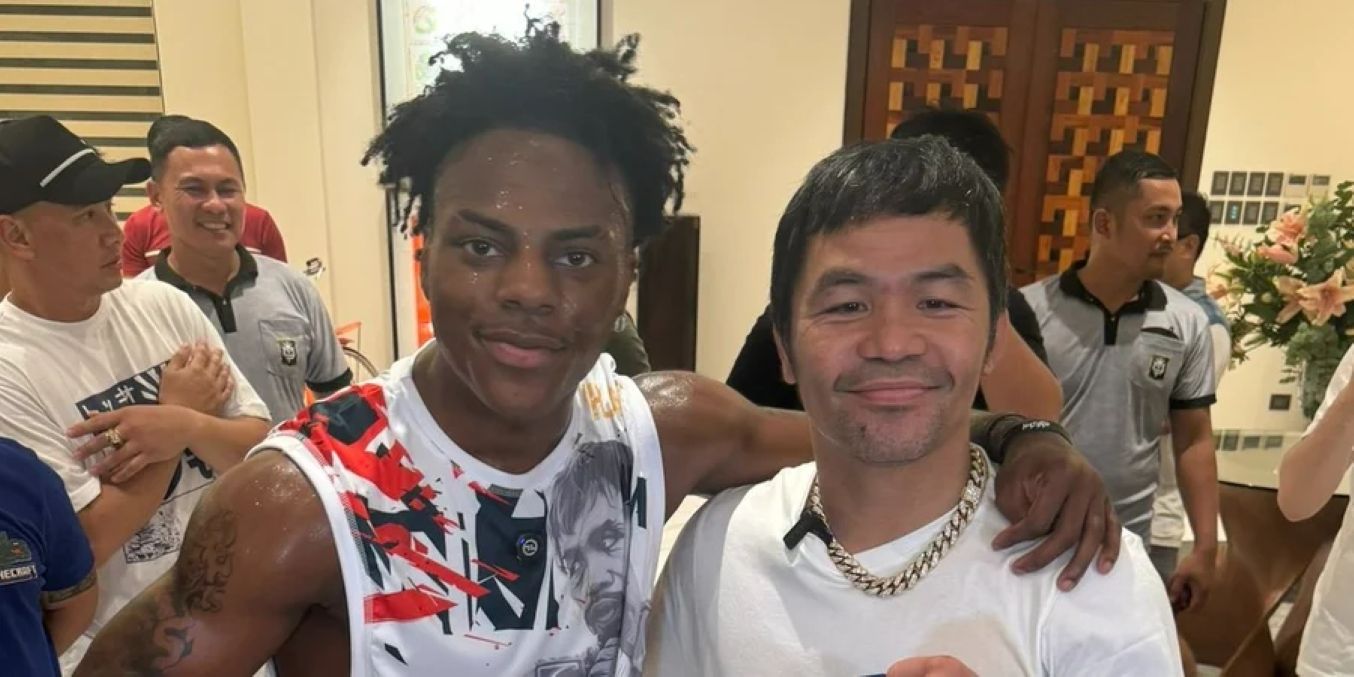 IShowSpeed и Мэнни Пакьяо провели показательную тренировку и поединок IShowSpeed и Мэнни Пакьяо провели показательную тренировку и поединок