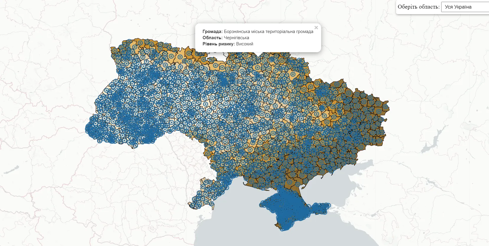 карта України карта України
