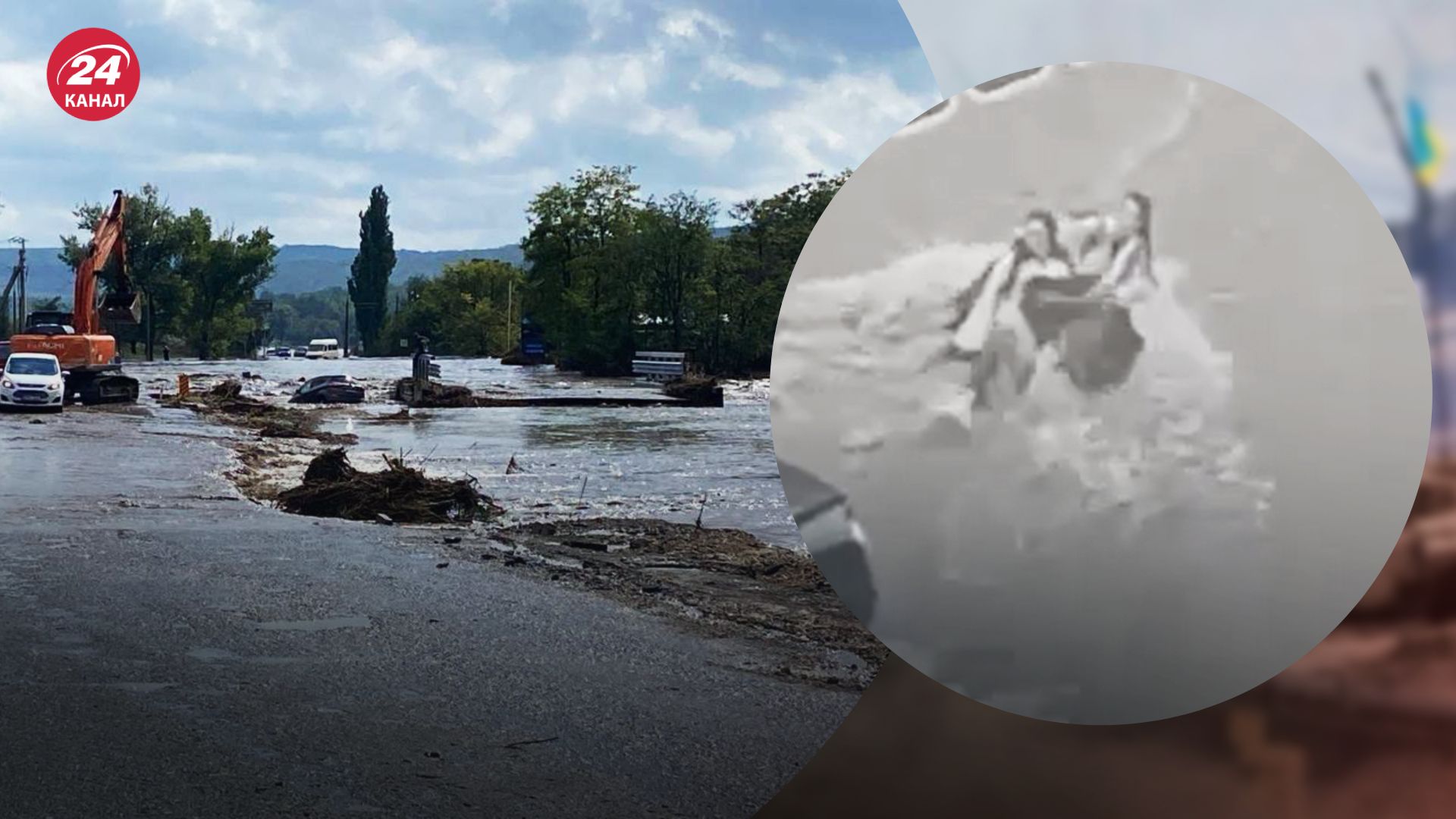 Мощный ливень в Молдове Мощный ливень в Молдове