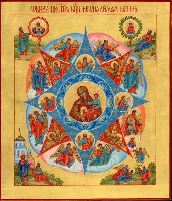 Икона Божьей матери Неопалимая Купина Икона Божьей матери Неопалимая Купина
