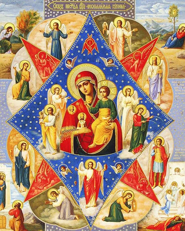 Икона Божьей матери Неопалимая Купина Икона Божьей матери Неопалимая Купина
