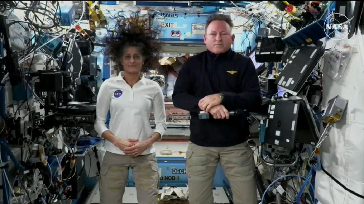 Суни Уильямс и Бутч Уилмор Суни Уильямс и Бутч Уилмор