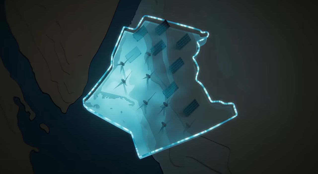 Місто-острів з проєкту Neom вироблятиме до 600 тонн водню Місто-острів з проєкту Neom вироблятиме до 600 тонн водню