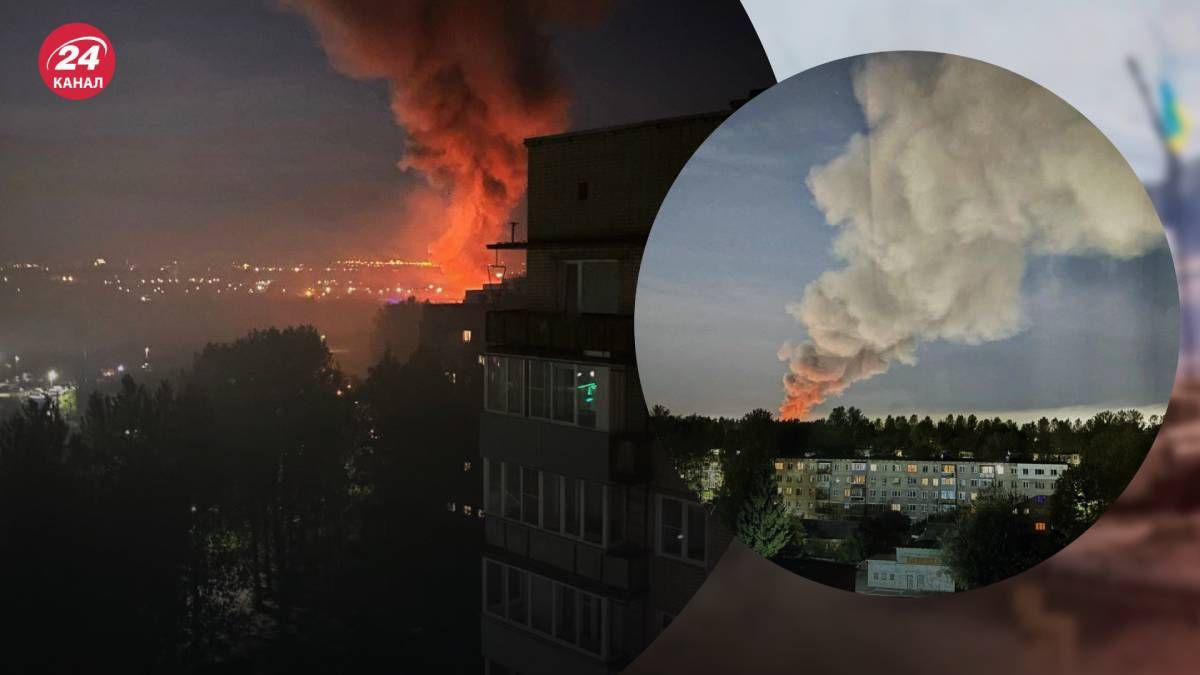 У Ярославлі горить важливий об'єкт для росіян У Ярославлі горить важливий об'єкт для росіян