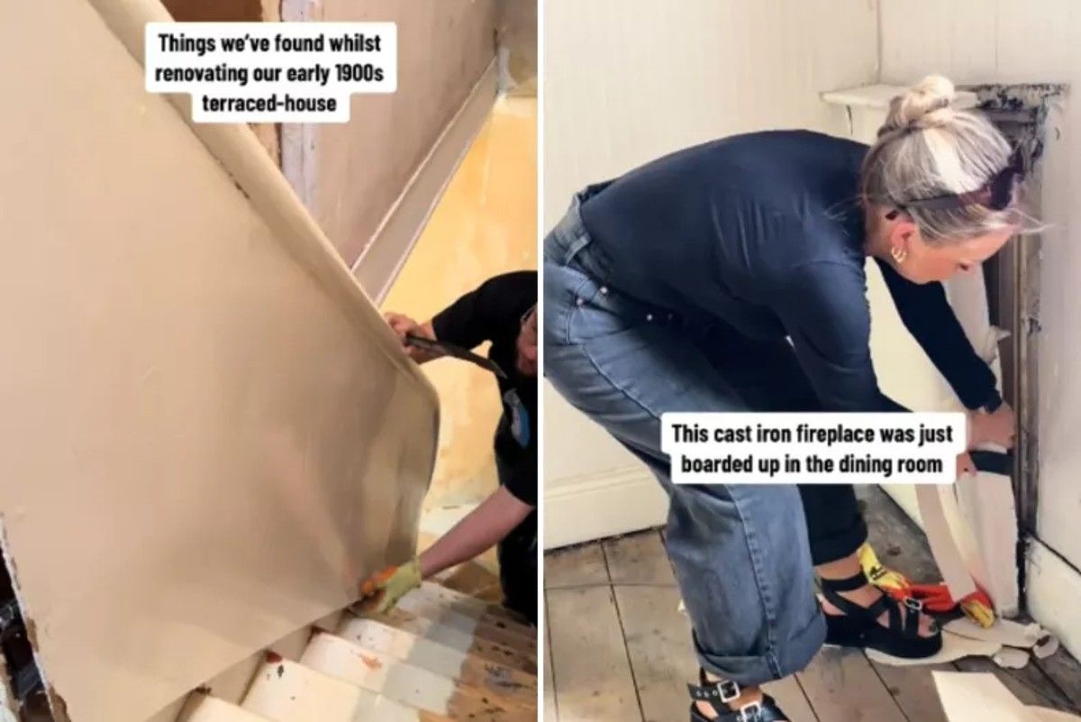 Пара відновлює будинок самотужки Пара відновлює будинок самотужки