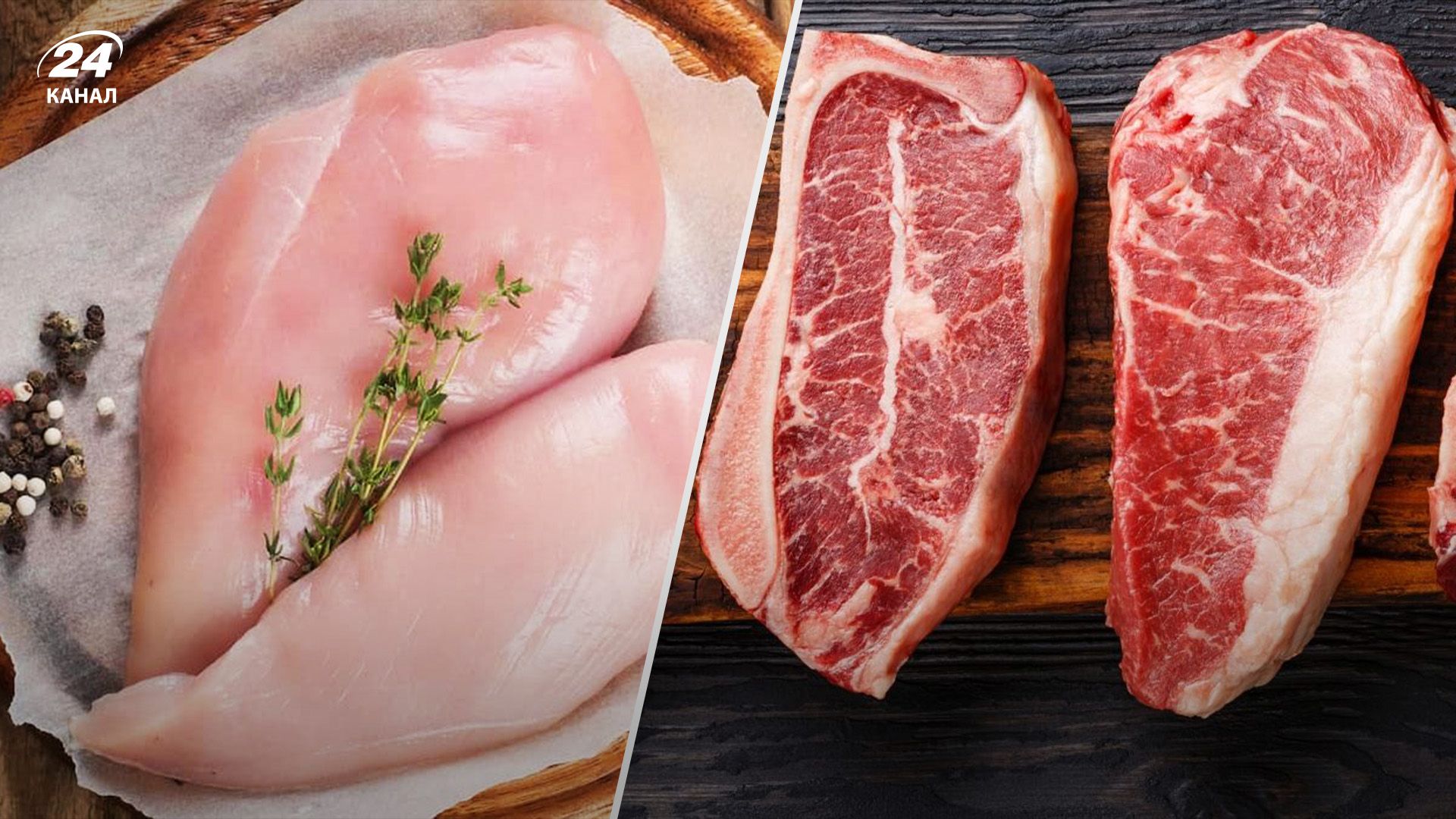 Яловичина та курятина змінились у ціні Яловичина та курятина змінились у ціні