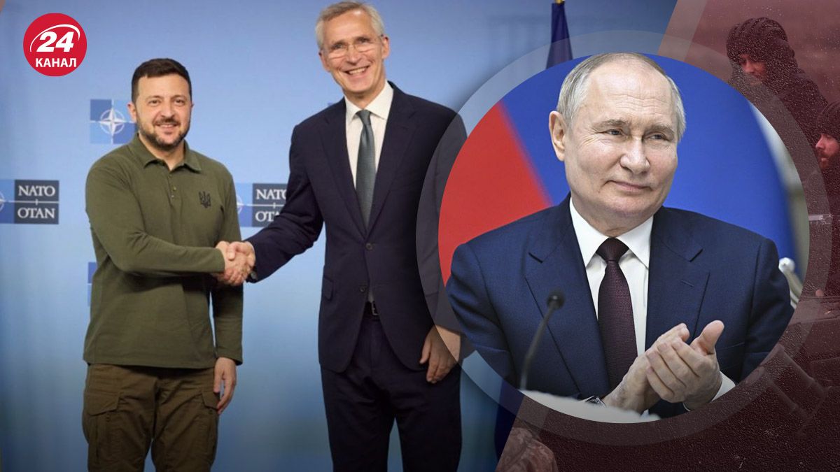 Вступление Украины в НАТО – путинская пропаганда рассказывает, что это выгодно для России - 24 Канал Вступление Украины в НАТО – путинская пропаганда рассказывает, что это выгодно для России - 24 Канал