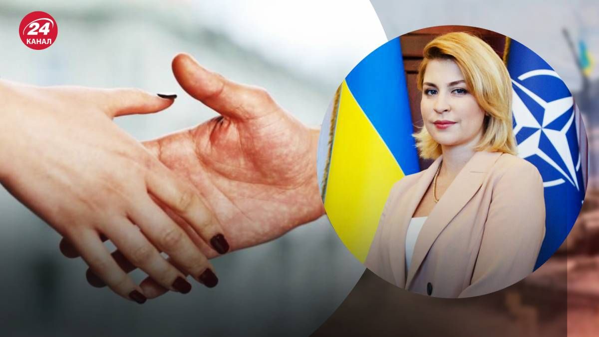 Стефанішина уклала парі з журналістом щодо дати вступу України в ЄС Стефанішина уклала парі з журналістом щодо дати вступу України в ЄС