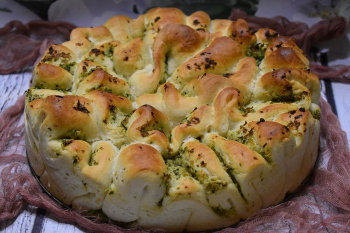 Делаем хлеб с травами Делаем хлеб с травами