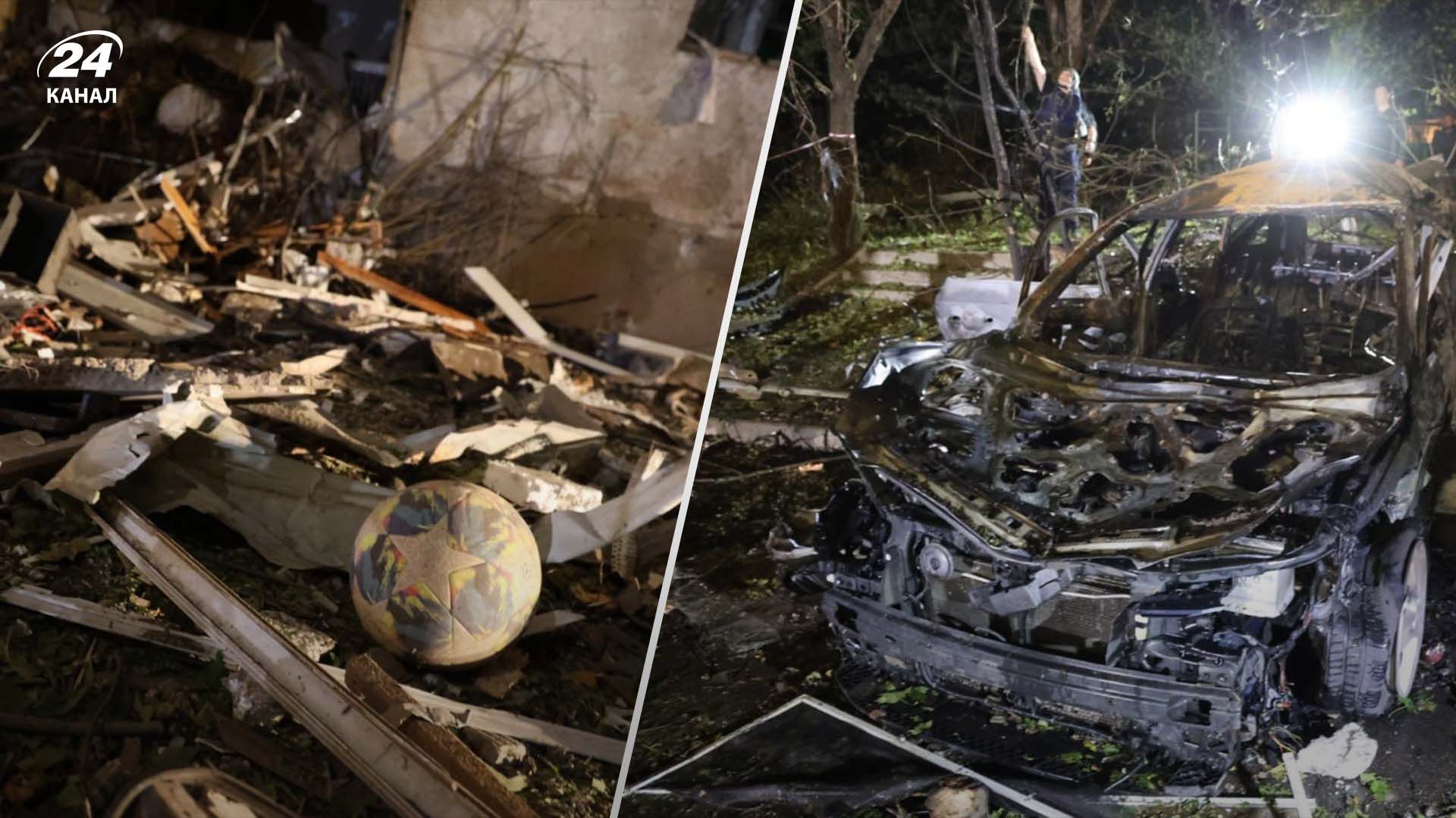 Ворог поцілив по багатоповерхівці у Харкові Ворог поцілив по багатоповерхівці у Харкові