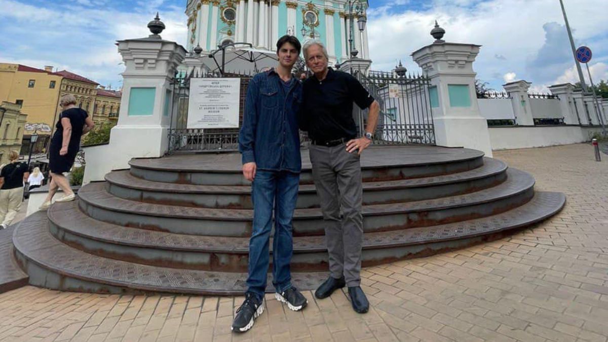 Майкл Дуглас с сыном Майкл Дуглас с сыном