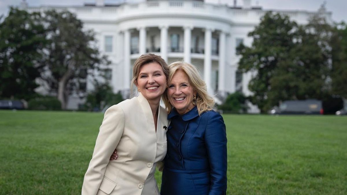 Елена Зеленская и Джилл Байден Елена Зеленская и Джилл Байден