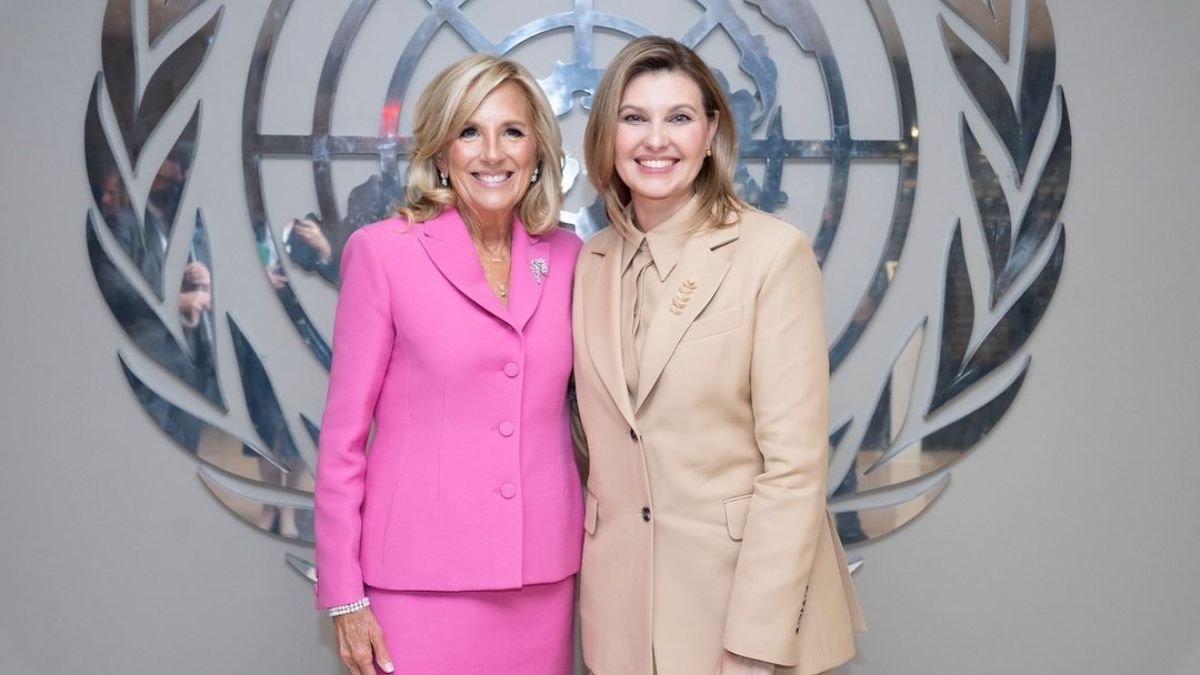 Джилл Байден та Олена Зеленська Джилл Байден та Олена Зеленська