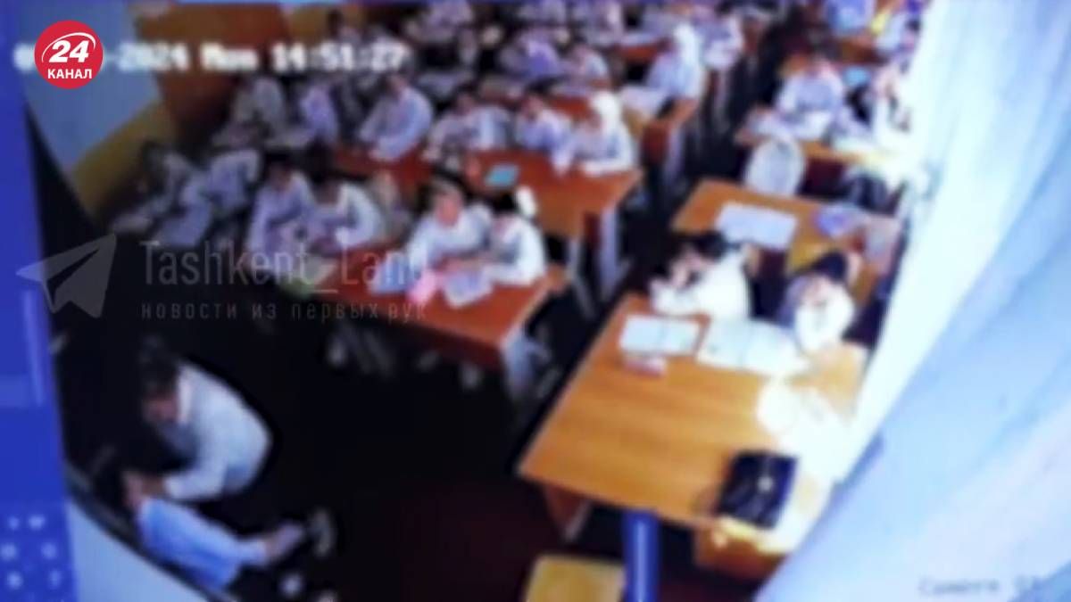 В Узбекистане учительница избила ученика за то, что тот попросил вести урок на русском В Узбекистане учительница избила ученика за то, что тот попросил вести урок на русском