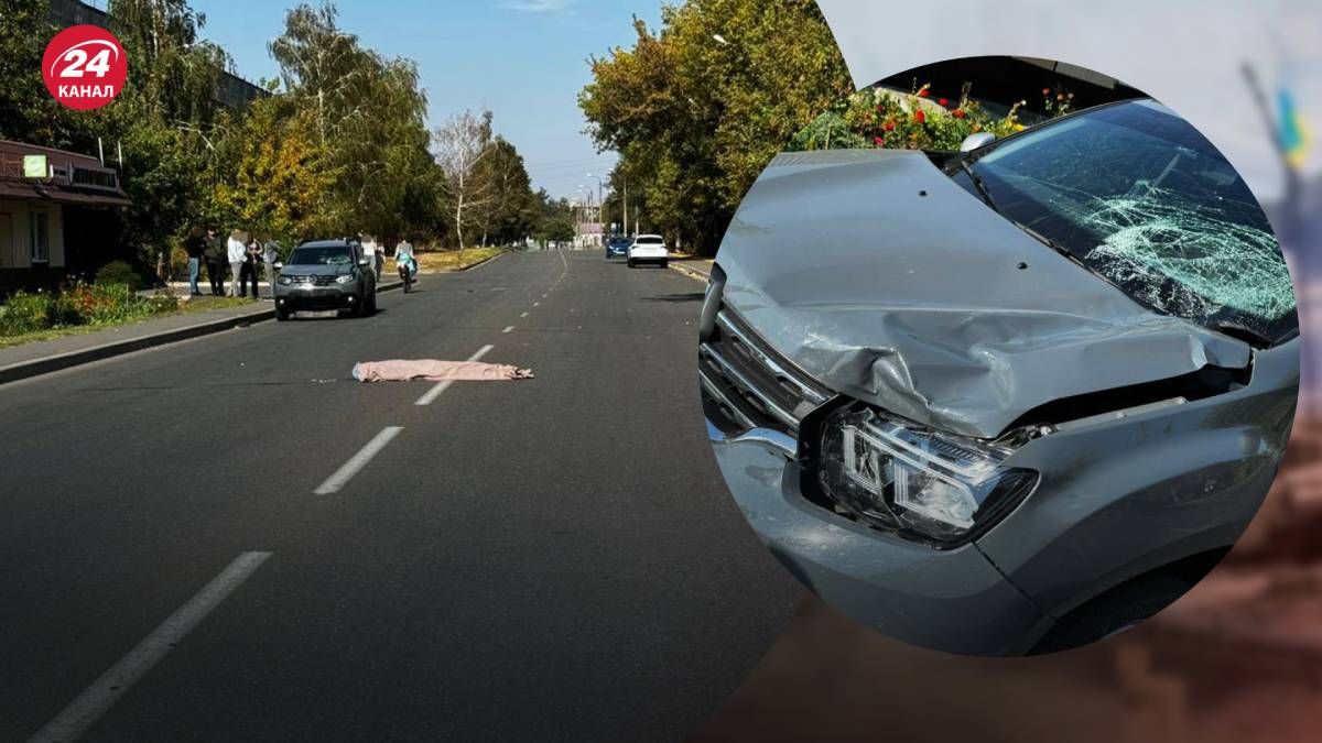 У Ніжині військовий потрапив під колеса поліцейського службового авто