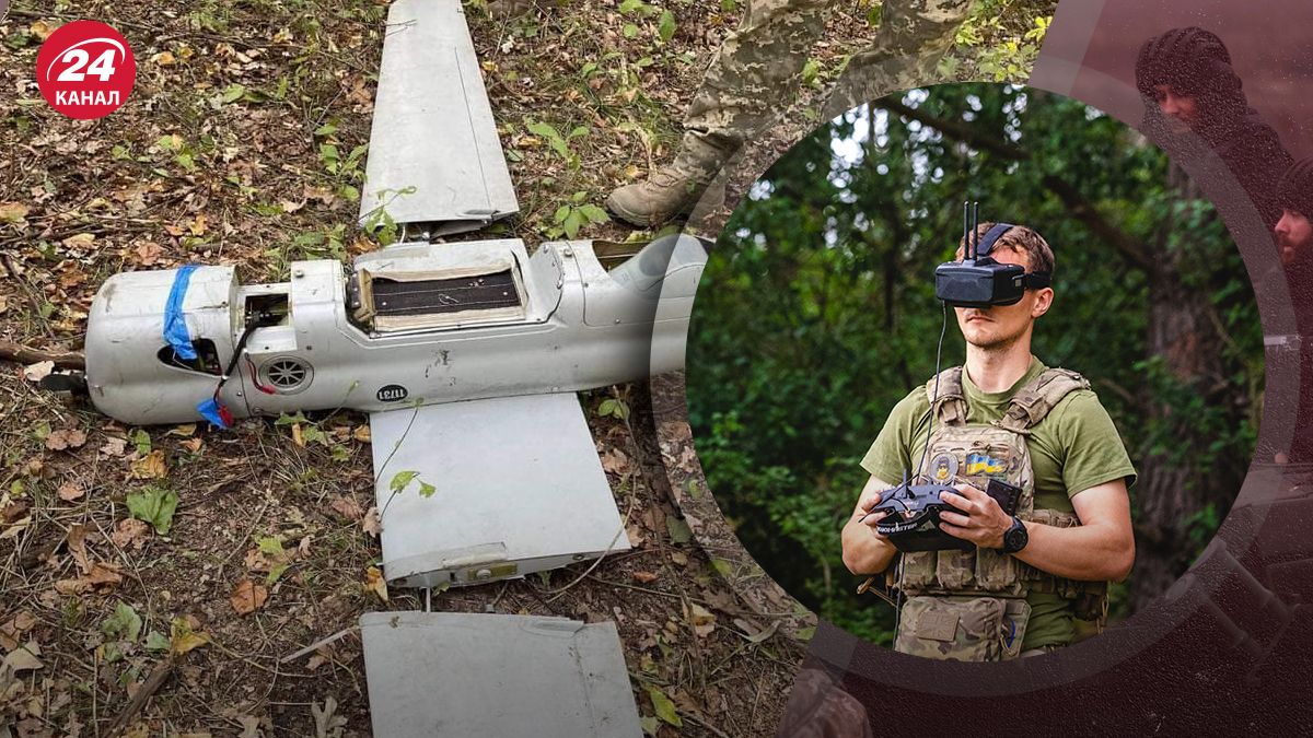 Збитий російський розвідувальний дрон Орлан Збитий російський розвідувальний дрон Орлан