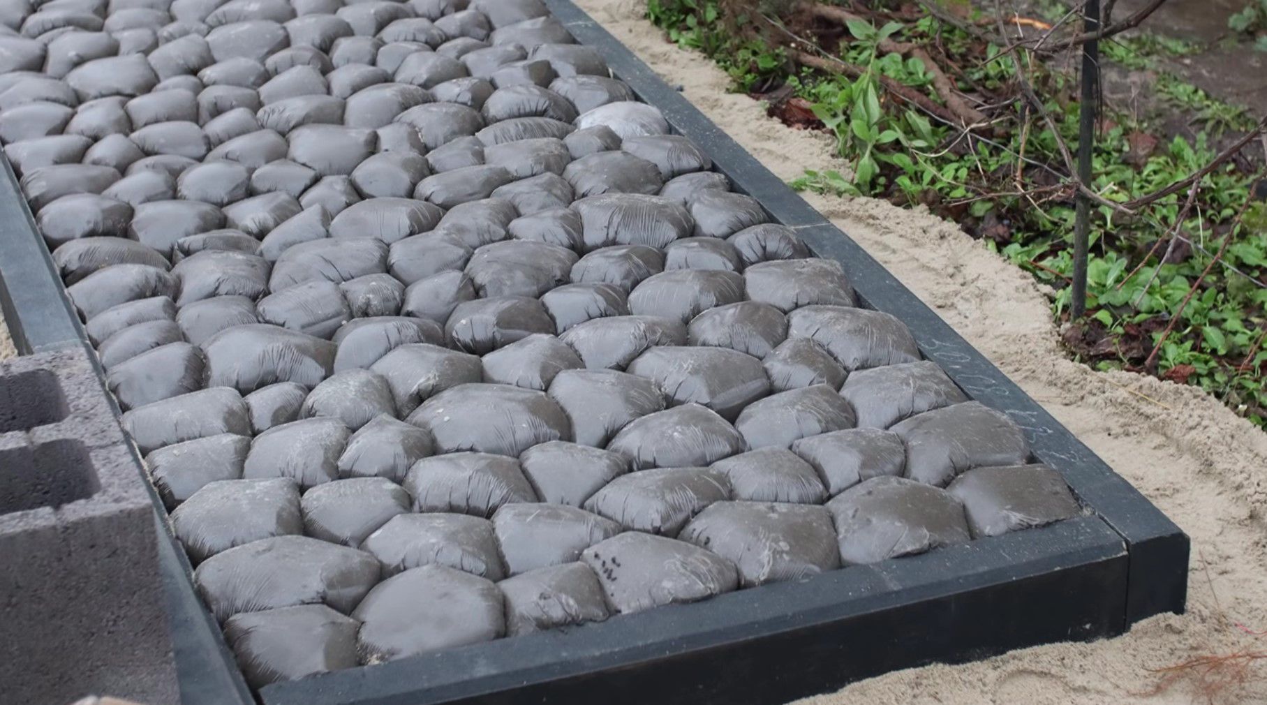 Самодельная брусчатка Самодельная брусчатка