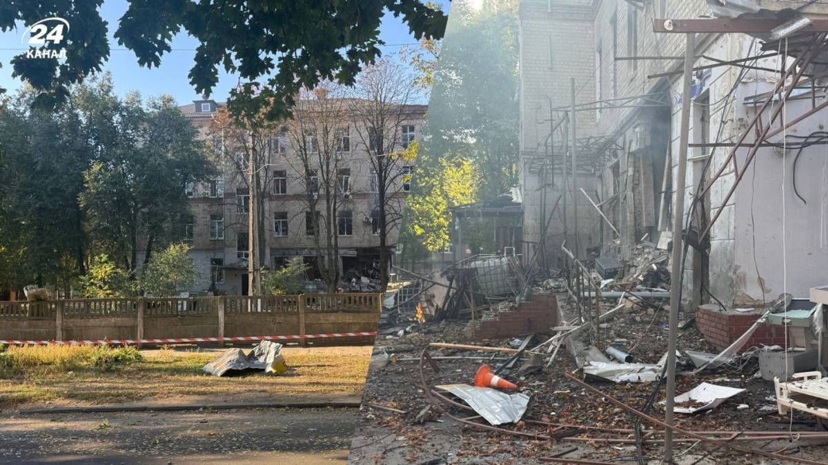 Росіяни цинічно атакували лікарню у Сумах Росіяни цинічно атакували лікарню у Сумах