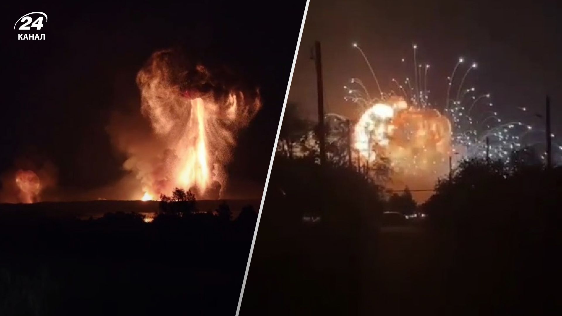 Поражение складов с боеприпасами в России Поражение складов с боеприпасами в России