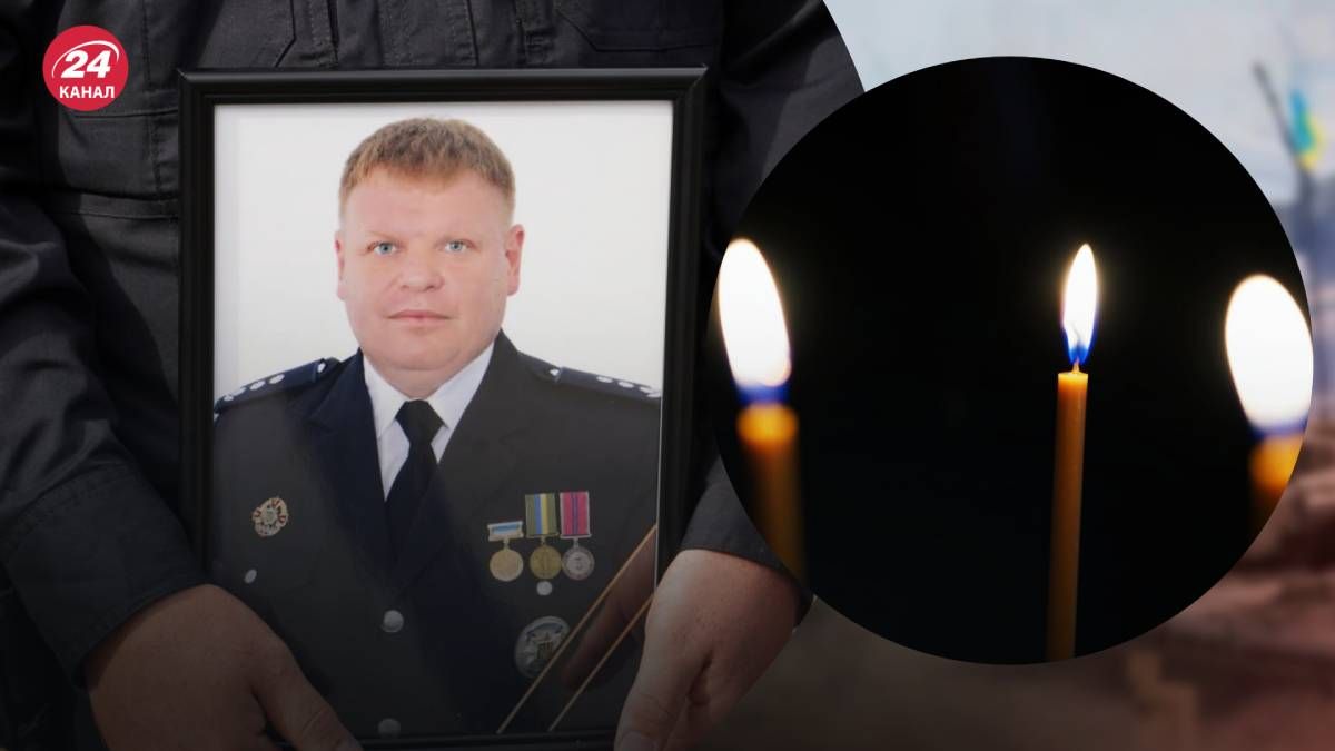 Поліцейські провели в останню путь полковника, який загинув під час обстрілу Сум Поліцейські провели в останню путь полковника, який загинув під час обстрілу Сум