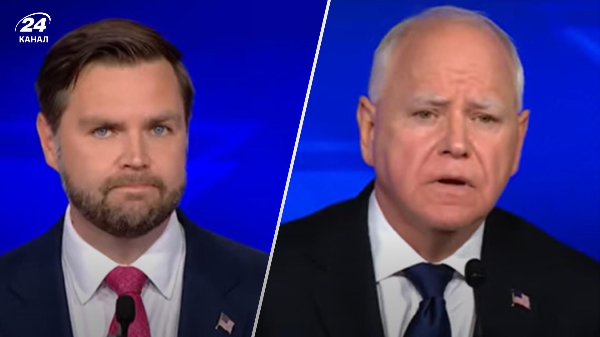 Оба кандидата в вице-президенты США на теледебатах выступили за поддержку союзников - 24 Канал Оба кандидата в вице-президенты США на теледебатах выступили за поддержку союзников - 24 Канал