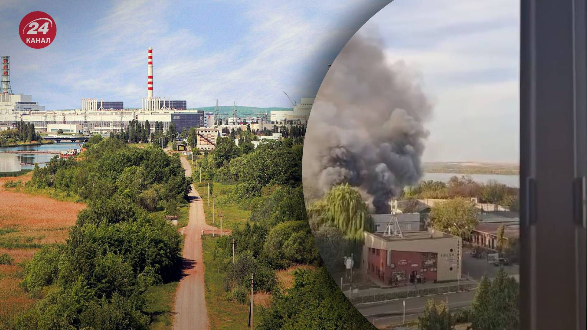 Россияне показали видео возле объекта, который россияне назвали Курской АЭС - 24 Канал Россияне показали видео возле объекта, который россияне назвали Курской АЭС - 24 Канал