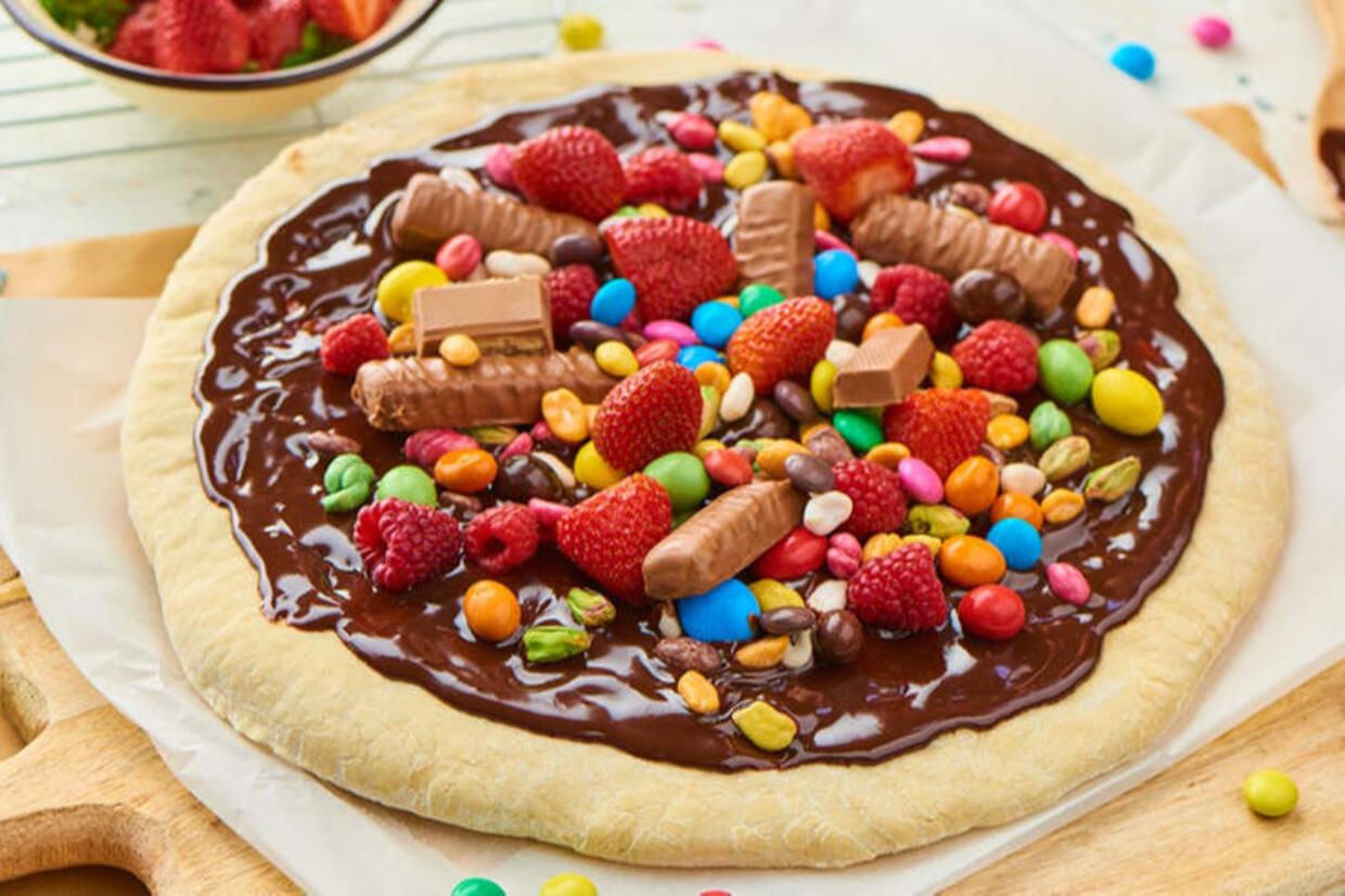 Як зробити солодку піцу Як зробити солодку піцу