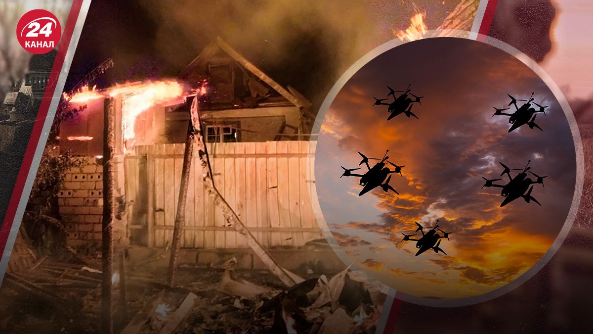 Російські дрони атакують Херсон Російські дрони атакують Херсон