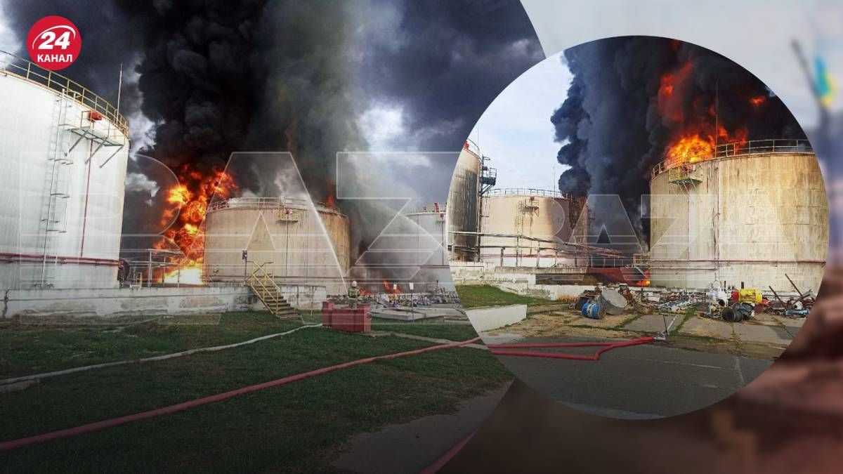 Сили оборони уразили нафтобазу у Феодосії Сили оборони уразили нафтобазу у Феодосії