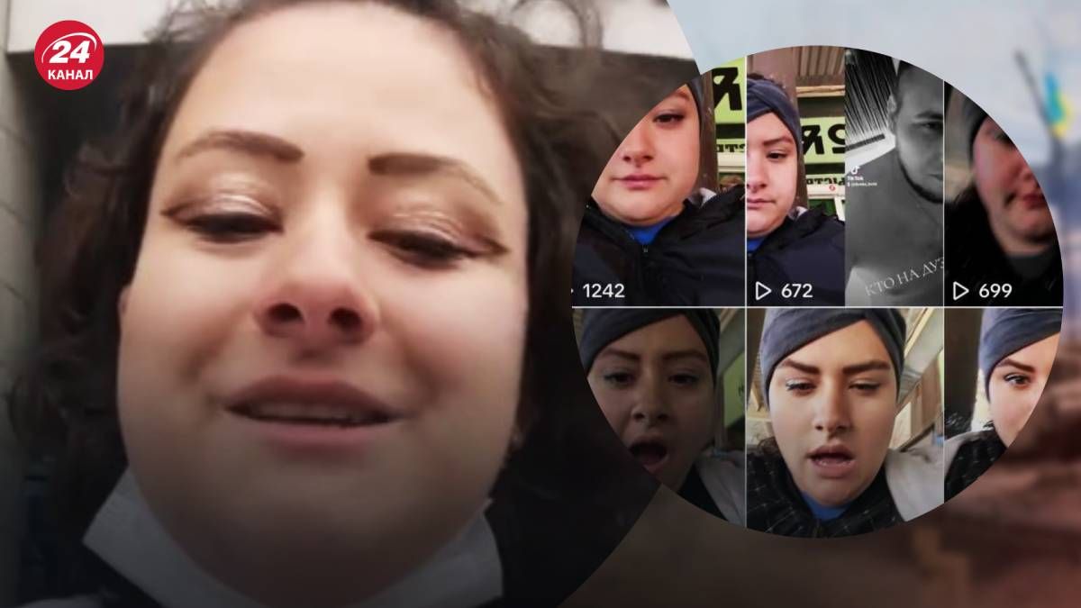 Прихильниця днр у центрі Києві раділа ранковому обстрілу Прихильниця днр у центрі Києві раділа ранковому обстрілу