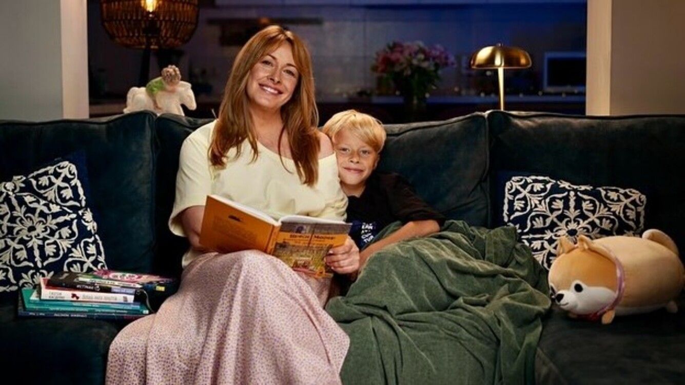 Олена Кравець з сином Олена Кравець з сином