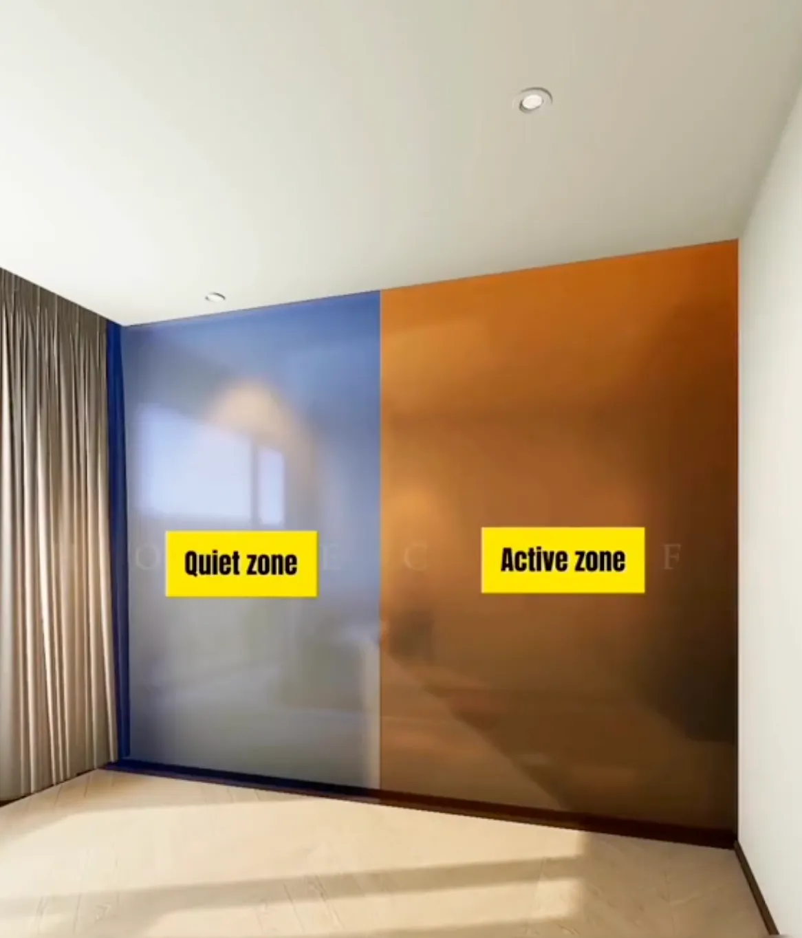 Поділ кімнати на зони Поділ кімнати на зони