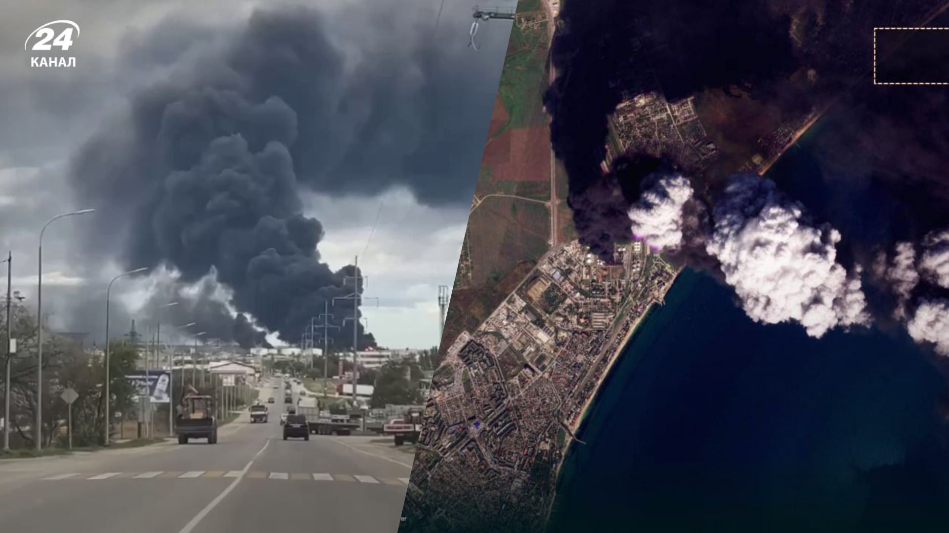 Атака на нефтебазу в Феодосии Атака на нефтебазу в Феодосии