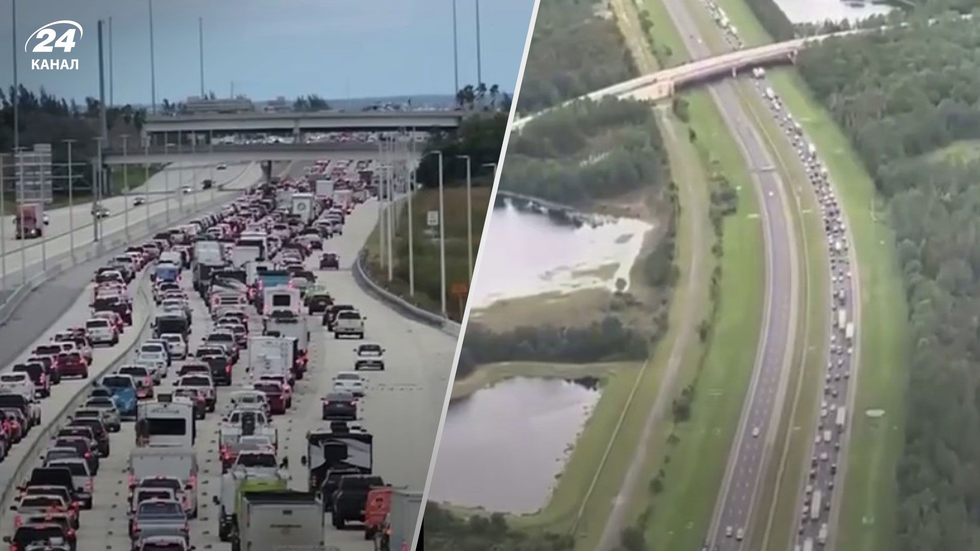 Как происходит эвакуация во Флориде Как происходит эвакуация во Флориде