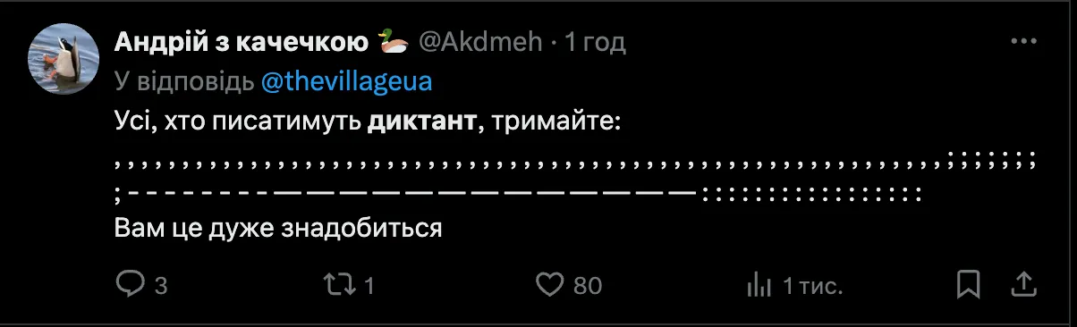 Всі розділові знаки, які вам можуть знадобитися