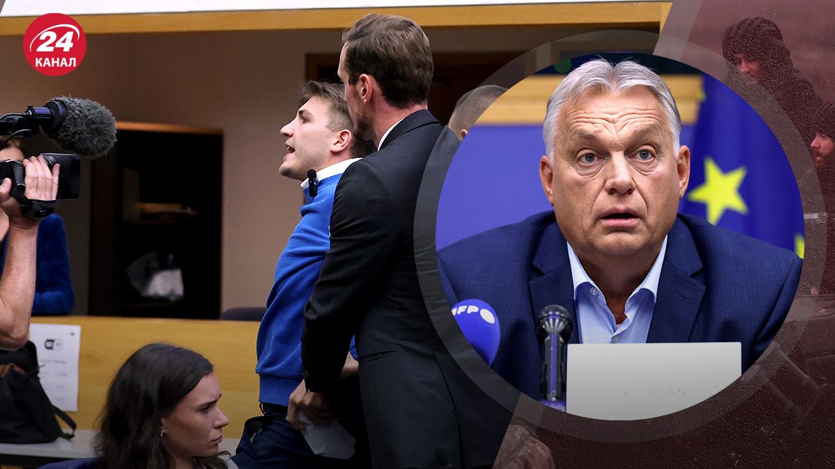 Виступ Орбана в Європарламенті зірвав Мартон Ньєкіцкі – що відомо про активіста - 24 Канал Виступ Орбана в Європарламенті зірвав Мартон Ньєкіцкі – що відомо про активіста - 24 Канал
