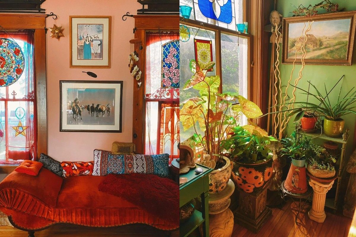 Женщина показала волшебный дом своей матери Женщина показала волшебный дом своей матери