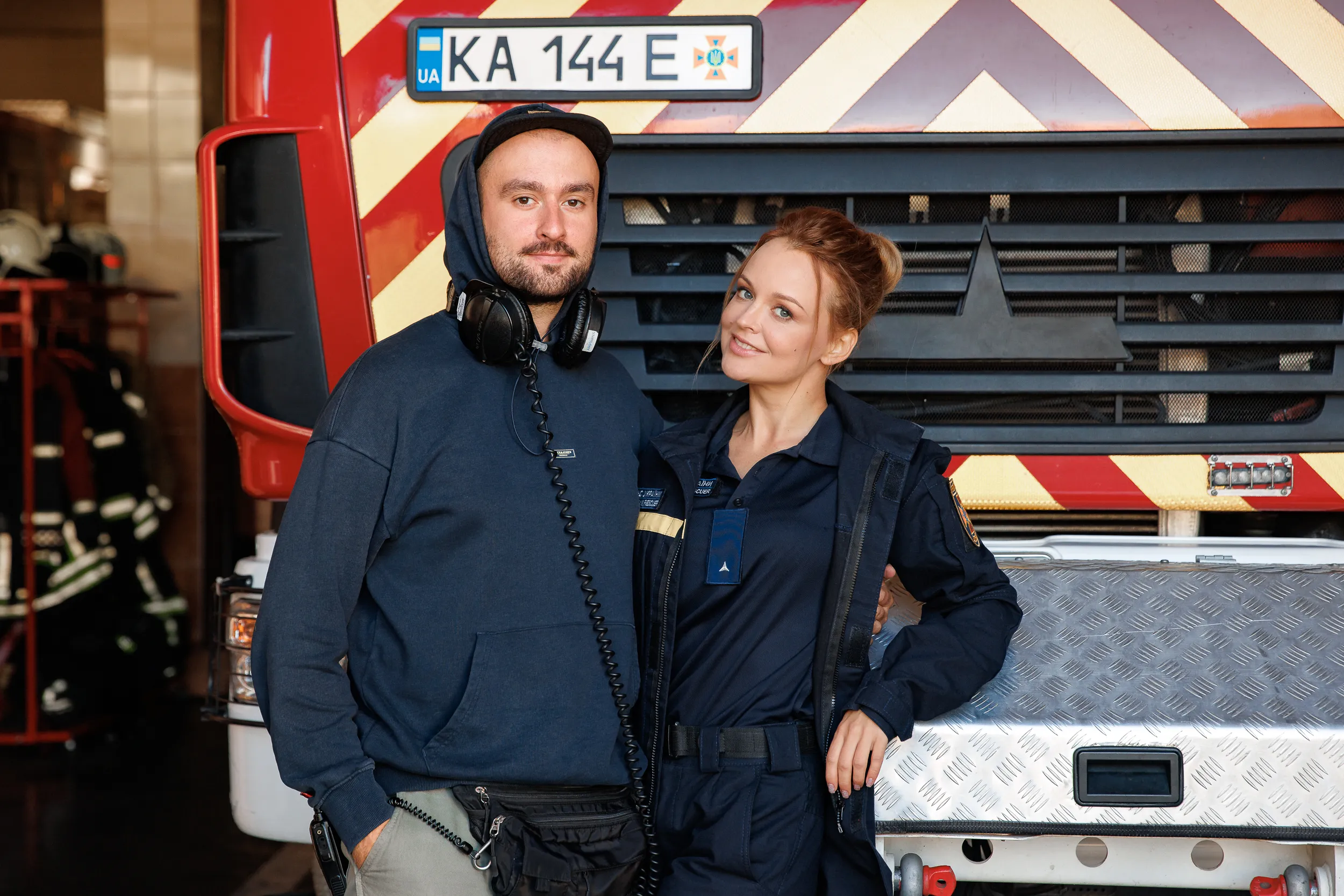 Ольга Атанасова на зйомках Кохання та полум'я Ольга Атанасова на зйомках Кохання та полум'я