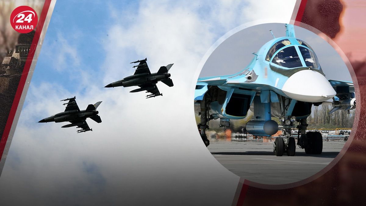 ЗСУ, ймовірно, вперше збили Су-34 з F-16 ЗСУ, ймовірно, вперше збили Су-34 з F-16