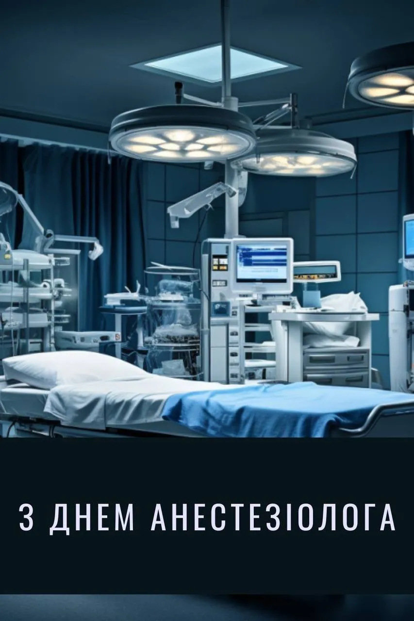 Привітання зі Всесвітнім днем анестезіолога 2024 