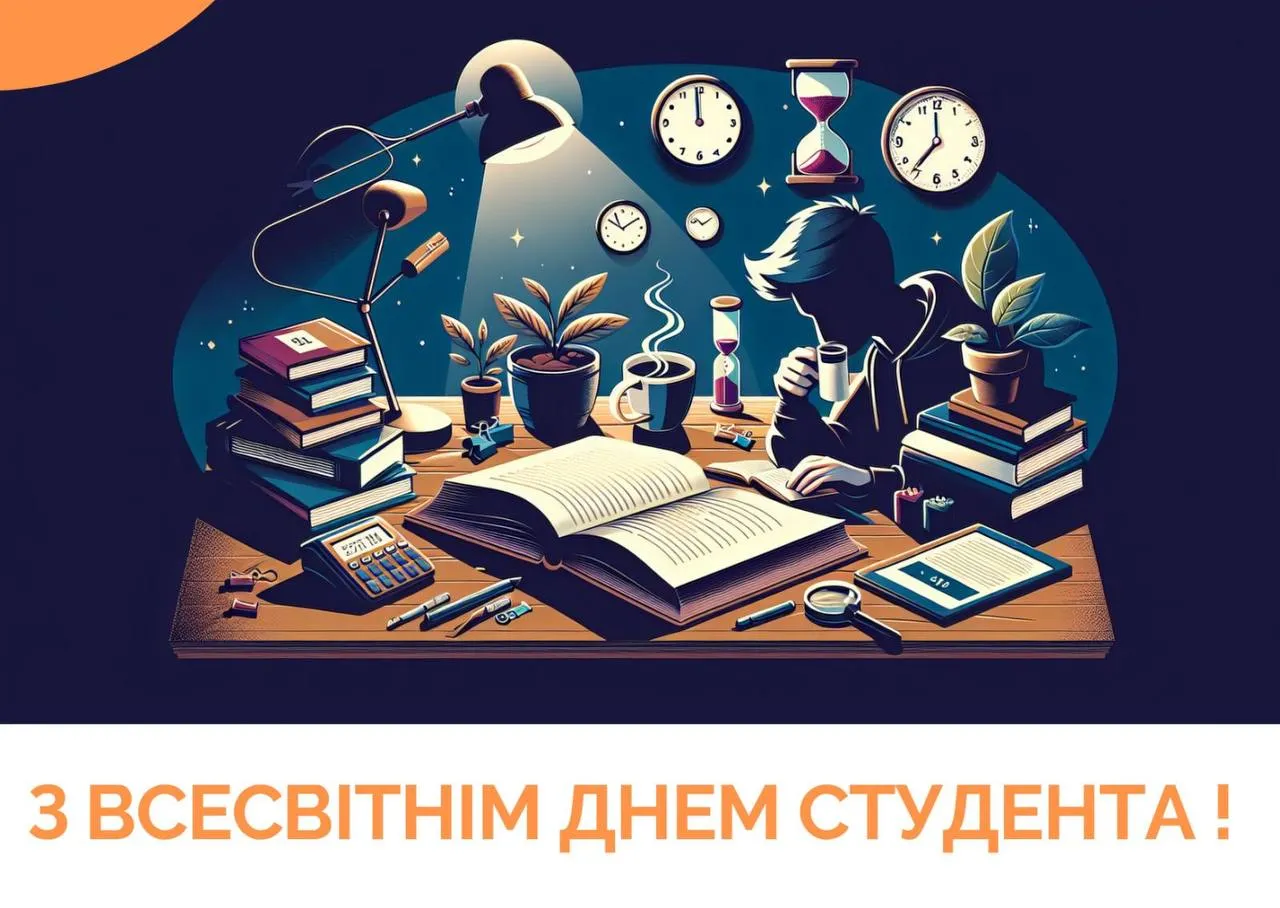 Привітання зі Всесвітнім днем студента 2024 