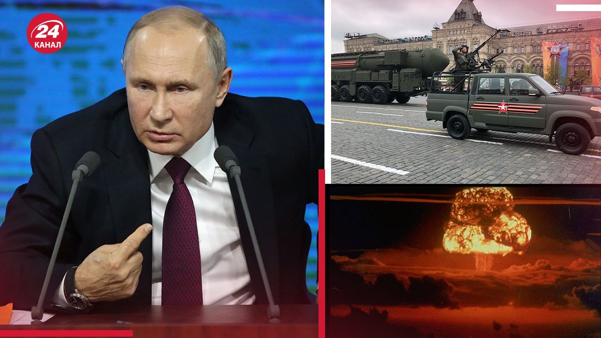 Путін шантажує ядерною зброєю Путін шантажує ядерною зброєю