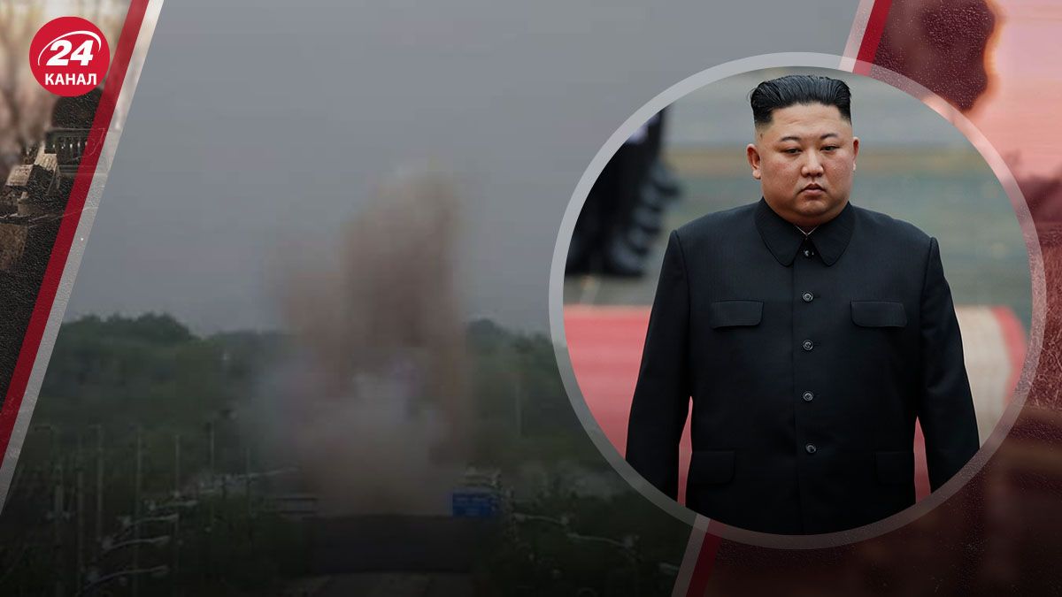 КНДР взорвали дороги в Южную Корей КНДР взорвали дороги в Южную Корей