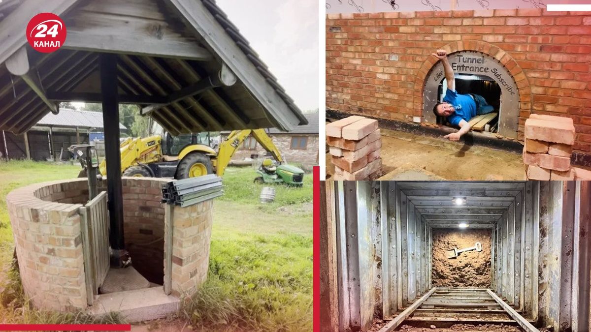 Чоловік викопав у власному саду бункер Чоловік викопав у власному саду бункер