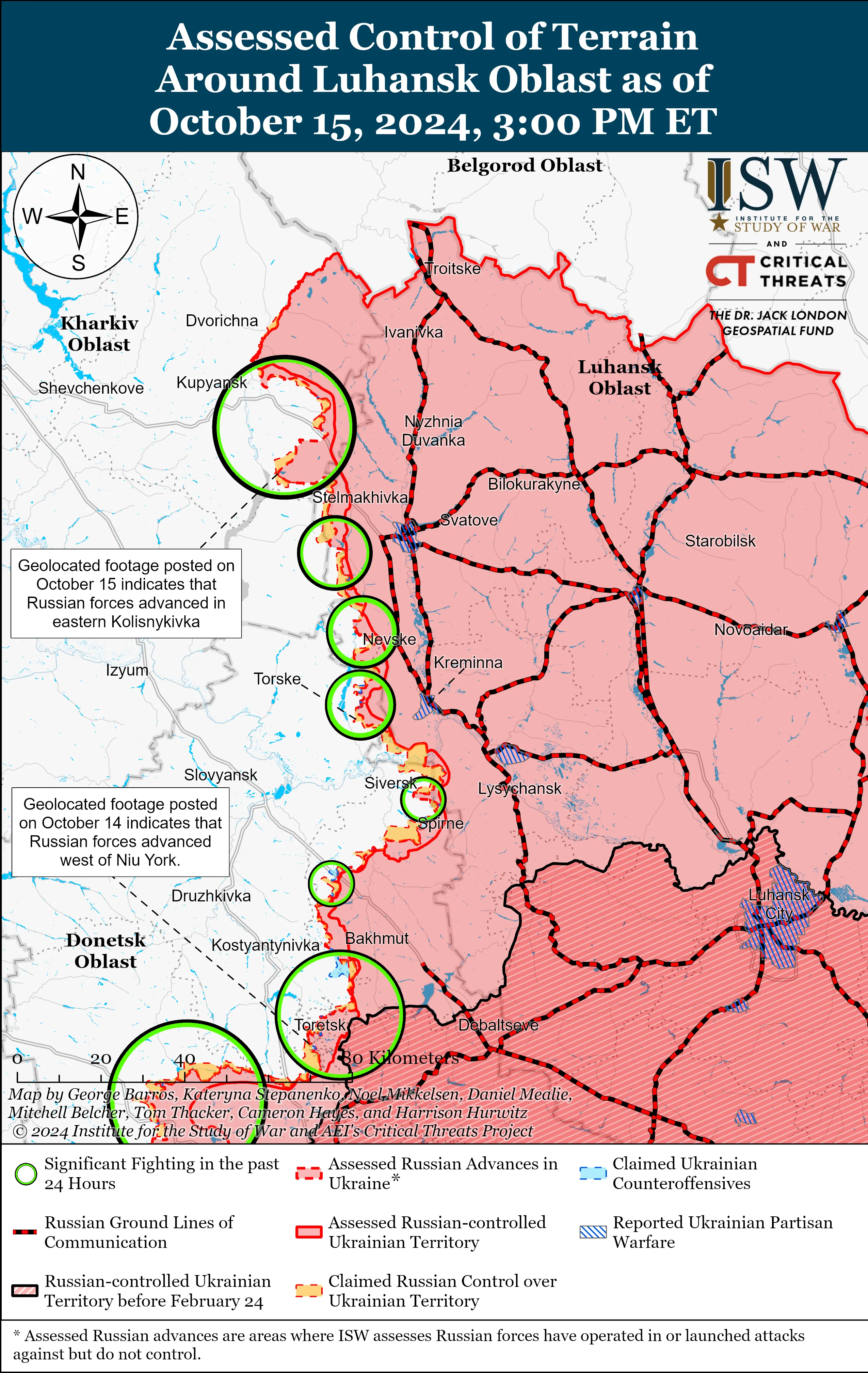 Луганщина - аналіз ISW 