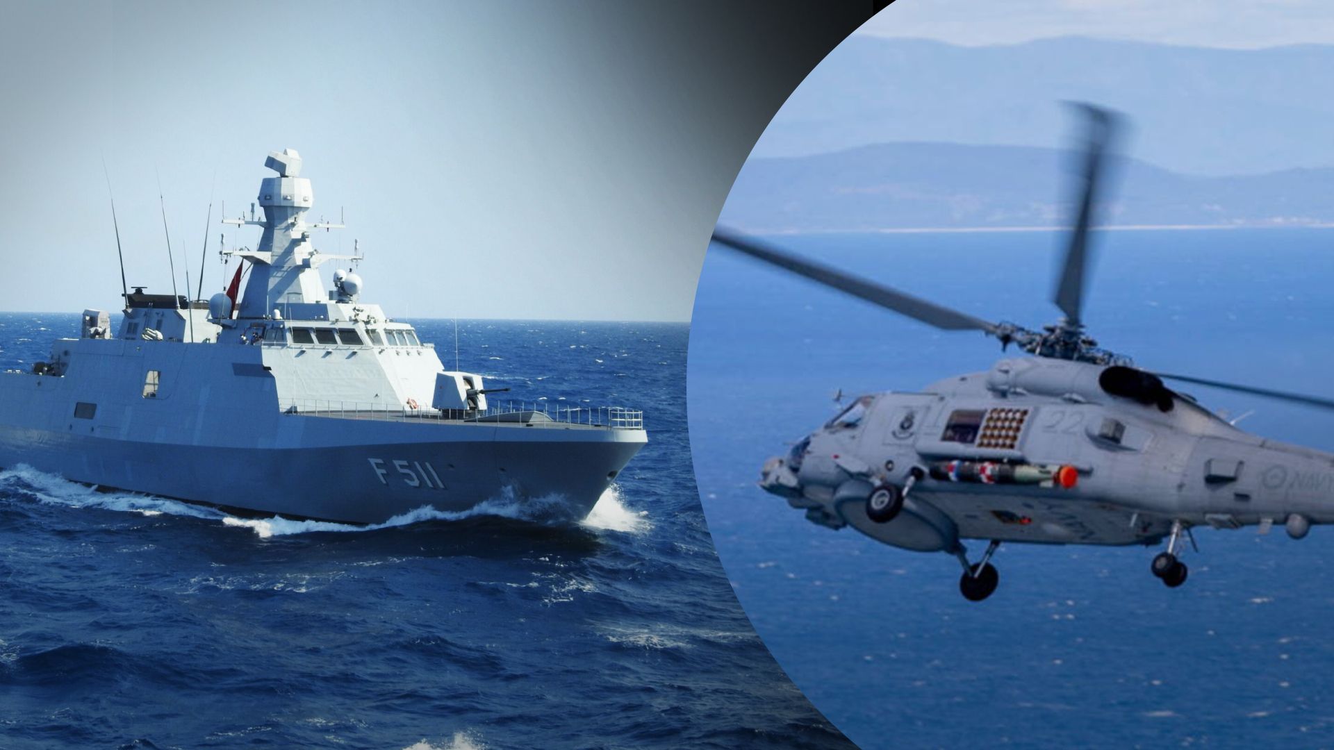 Украинский корвет "Гетман Иван Мазепа" испытали на использование вертолета Украинский корвет "Гетман Иван Мазепа" испытали на использование вертолета