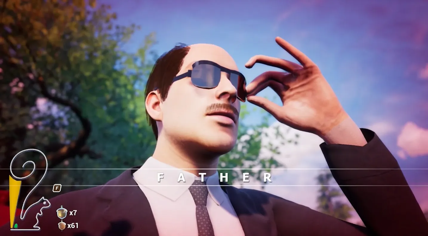 Белка с ружьем отец Белка с ружьем отец